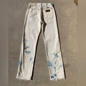 Bleached/Distressed Cowboy Cut Wranglers